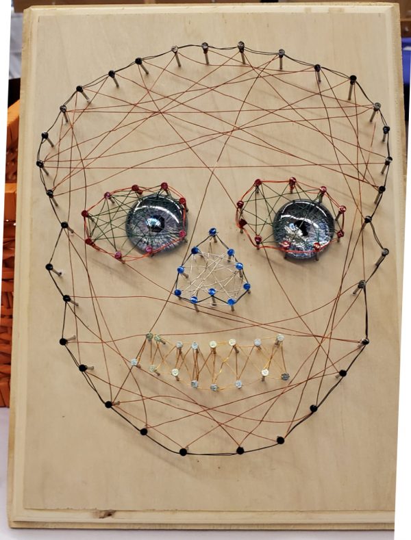 Sugar Skull Wire Art