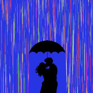 Kissing in the Rain