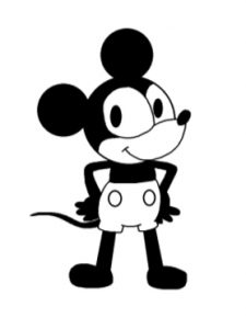 Mickey Mouse Black and White