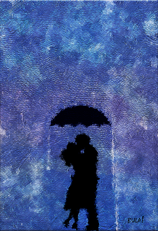 Kissing in the Rain Abstract