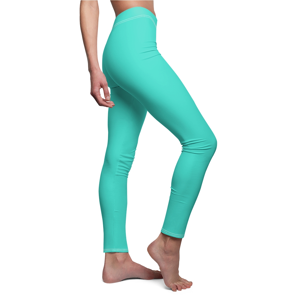 Buy online Turquoise Solid Legging from Capris & Leggings for Women by  Aurelia for ₹400 at 33% off | 2024 Limeroad.com